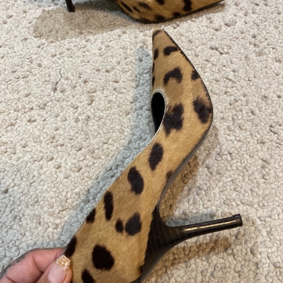 SOLD DONALD PLINER Calf hair heels - Picture 2 of 5